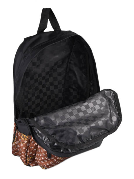 Sac à Dos 1 Compartiment + Pc 15'' Vans Noir backpack VN00021M vue secondaire 4