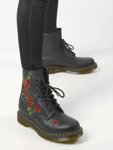 1460 Vonda Boots In Leather Dr martens Black women 24722001 other view 2