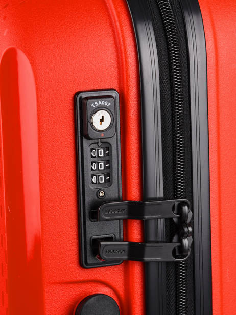 Cabin Luggage Delsey Red belmont + 3861803 other view 1
