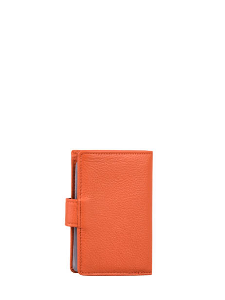 Porte-cartes Cuir Hexagona Orange confort 467254 vue secondaire 1