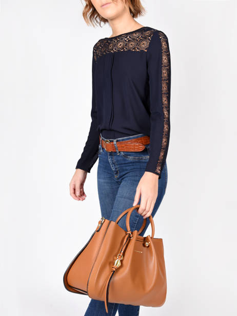 Cabas Gretel Ted lapidus Marron gretel TLAU8924 vue secondaire 2