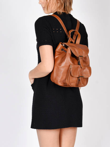 Sac à Dos Lebaroudeur Paul marius Marron vintage BAROUDEU vue secondaire 3