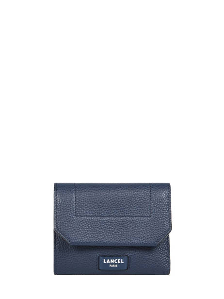 Portefeuille à Rabat S Ninon Cuir Lancel Bleu ninon A10296