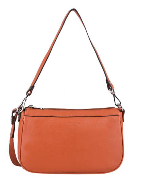 Shoulder Bag Confort Leather Hexagona Orange confort 462348