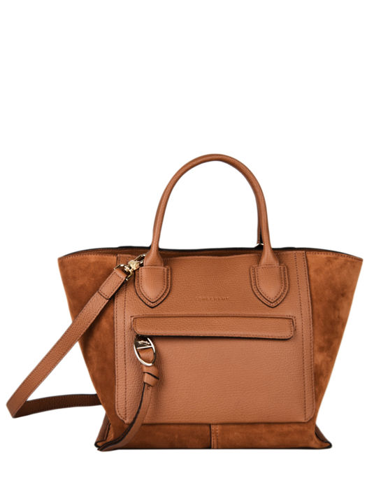 Longchamp Mailbox soft Handbag Brown