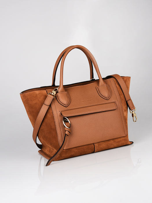 Longchamp Mailbox soft Handbag Brown
