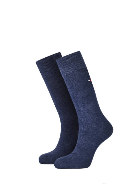 Lot De 2 Paires De Chaussettes Tommy hilfiger Bleu socks men 371111