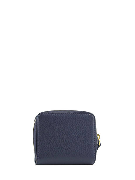 Wallet Leather Yves renard Blue foulonne 29692 other view 2