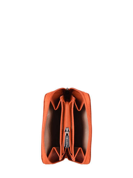 Porte-monnaie Confort Cuir Hexagona Orange confort 463042 vue secondaire 1