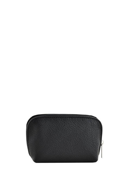 Coin Purse Leather Hexagona Black confort 467389 other view 2