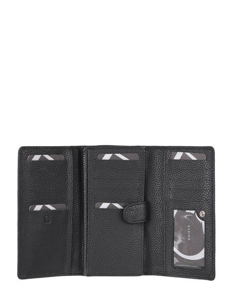 Compact Leather Ecuyer Wallet Etrier Black ecuyer EECU95 other view 1