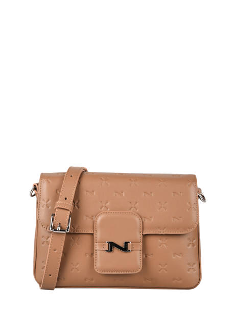 Leather InÃ¨s Crossbody Bag Nathan baume Brown ines 2NB