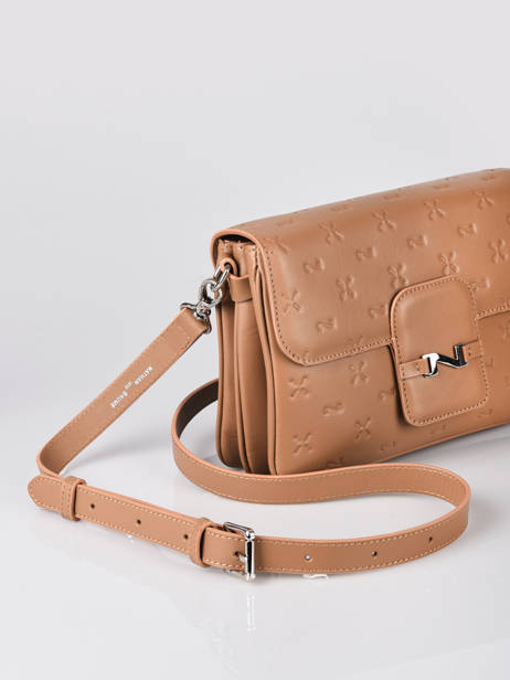 Leather InÃ¨s Crossbody Bag Nathan baume Brown ines 2NB other view 3