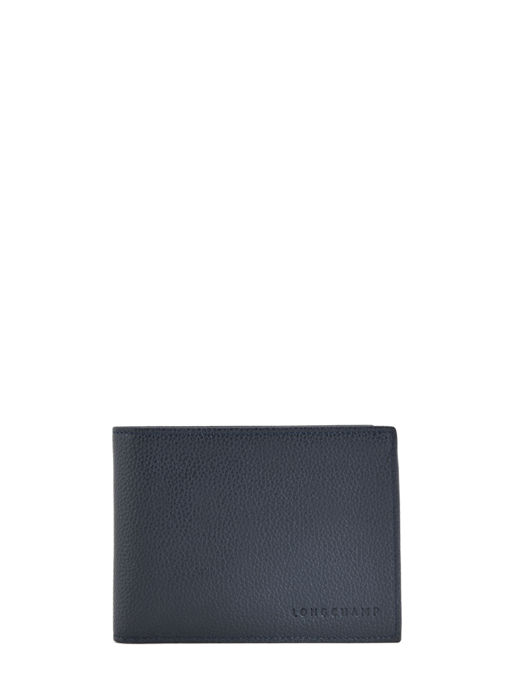 Longchamp Le foulonné Portefeuilles Bleu