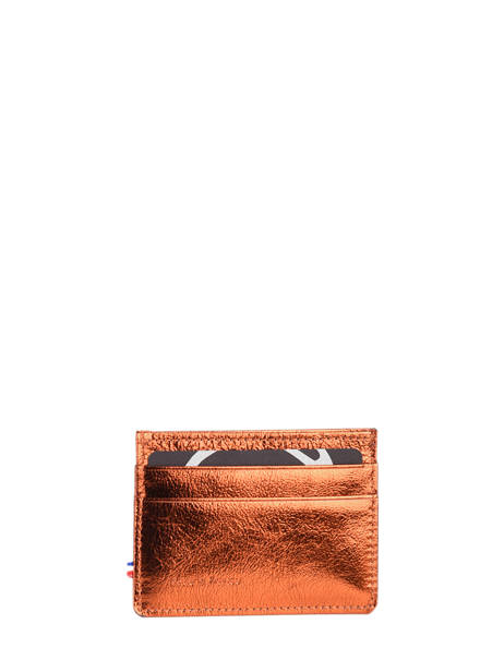 Card Holder Leather Etincelle Irisée Etrier Pink etincelle irisee EETI011 other view 2