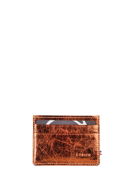 Card Holder Leather Etincelle Irisée Etrier Pink etincelle irisee EETI011