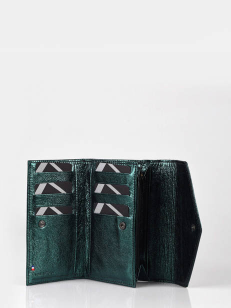 Portefeuille Etincelle Irisée Cuir Etrier Bleu etincelle irisee EETI469 vue secondaire 1