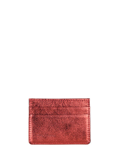 Porte-cartes Etincelle Irisée Cuir Etrier Rouge etincelle irisee EETI011 vue secondaire 2