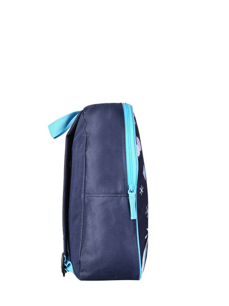 Mini Backpack 1 Compartment Frozen Blue flocon 3GLAC other view 2