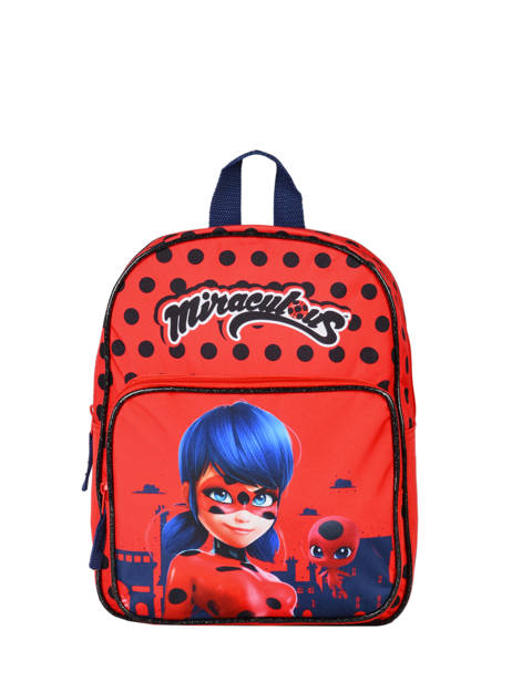 Backpack 1 Compartment Miraculous Red red 4092104
