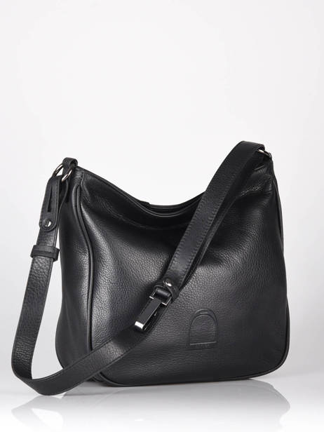 Shoulder Bag And Strap Balade Leather Etrier Black balade EBAL16 other view 2