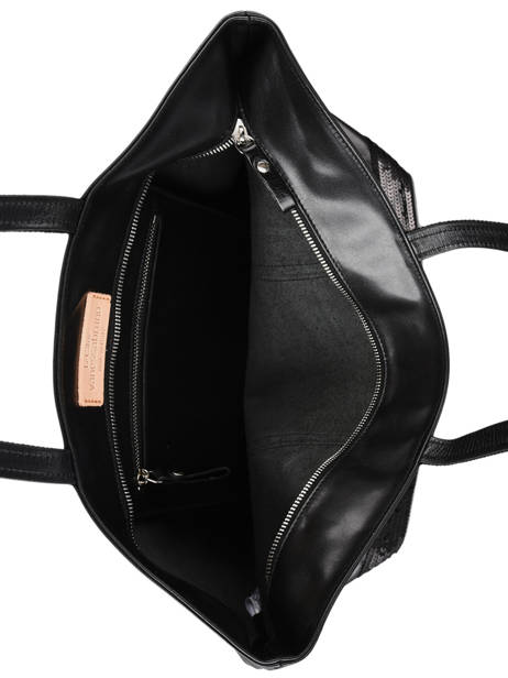 Shopper Cabas Cuir Leather Vanessa bruno Black cabas cuir 2V40409 other view 3