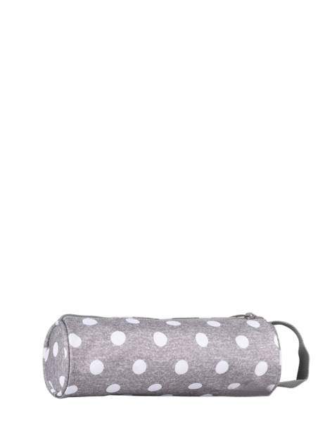 Pencil Case 1 Compartment Roxy Gray back to school RJAA3898 other view 2