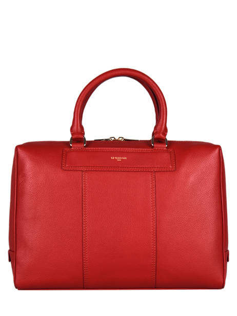 Leather Judith Briefcase Le tanneur Red judith TJUD4000