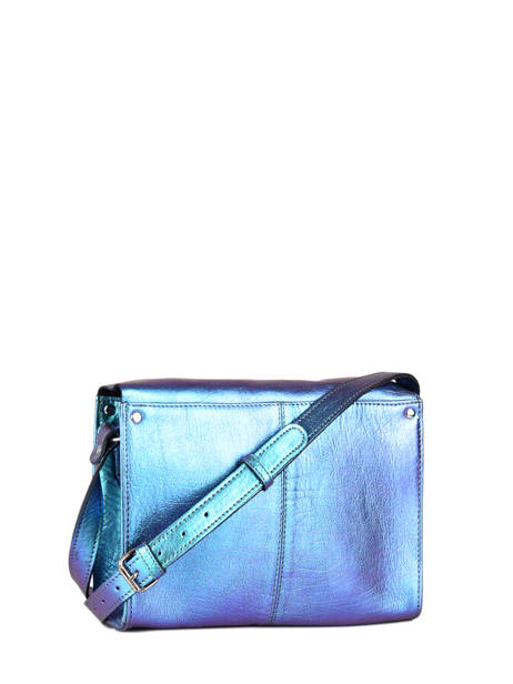 Leather L'indispensable Scarabee Crossbody Bag Paul marius Blue scarabee INDISSCA other view 3