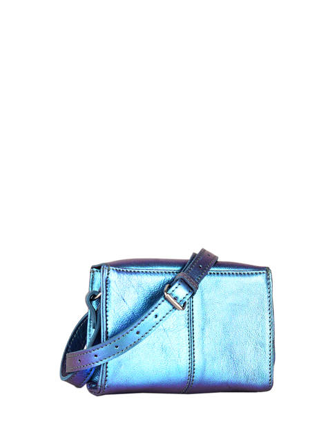 Leather Mini Indispensable Crossbody Bag Scarabee Paul marius Blue scarabee MINISCA other view 4