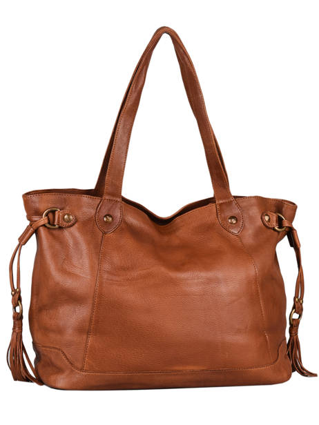 Sac Porté épaule A4 Cow Cuir Basilic pepper Marron cow 155N vue secondaire 4