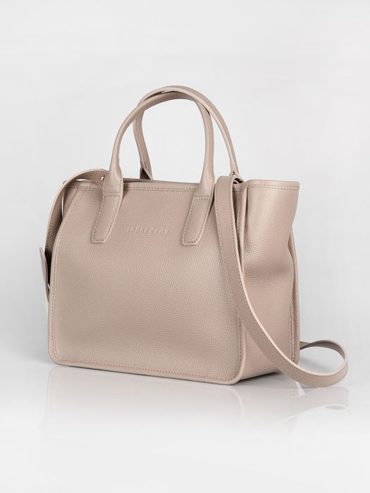 Longchamp Le foulonné Handbag Gray