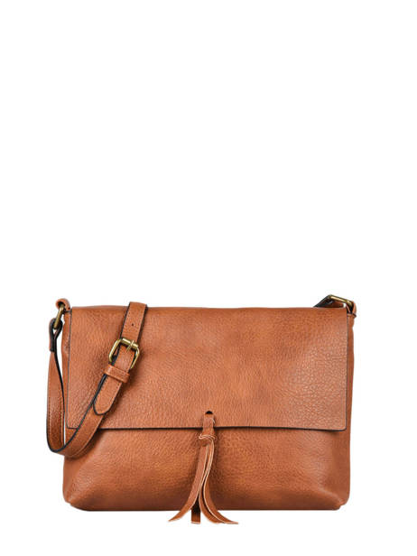 Vintage Crossbody Bag Flora & co Brown grained F8044