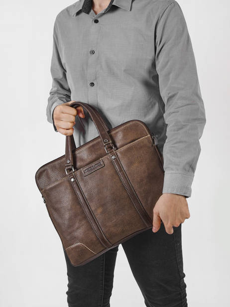 Leather Joseph Briefcase Arthur & aston Brown marco 4 other view 1