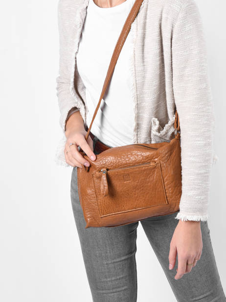 Crossbody Bag Natural Leather Biba Brown natural SYL2L other view 1