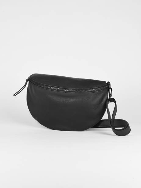 Sac Banane Caviar Cuir Milano Noir caviar CA21123 vue secondaire 2