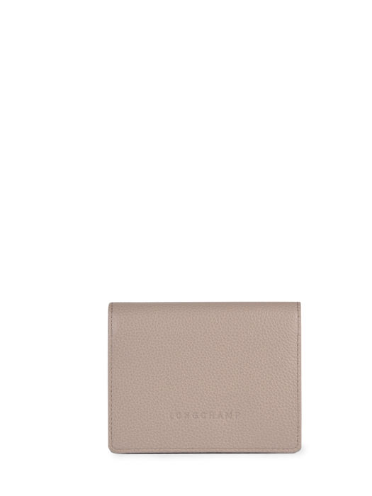 Longchamp Le foulonné Wallet Gray