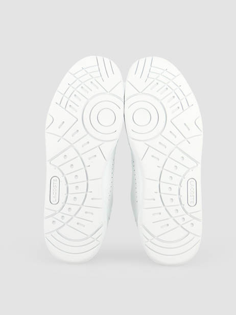 Sneakers T-clip En Cuir Lacoste Blanc men 3SMA0023 vue secondaire 3