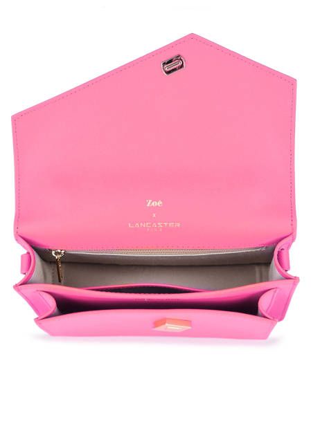 Leather Zoé Crossbody Bag Lancaster Pink zoe 10 other view 3