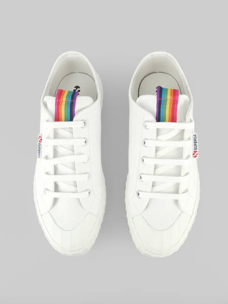 Sneakers 2630 Stripe Superga White women S51212W other view 4