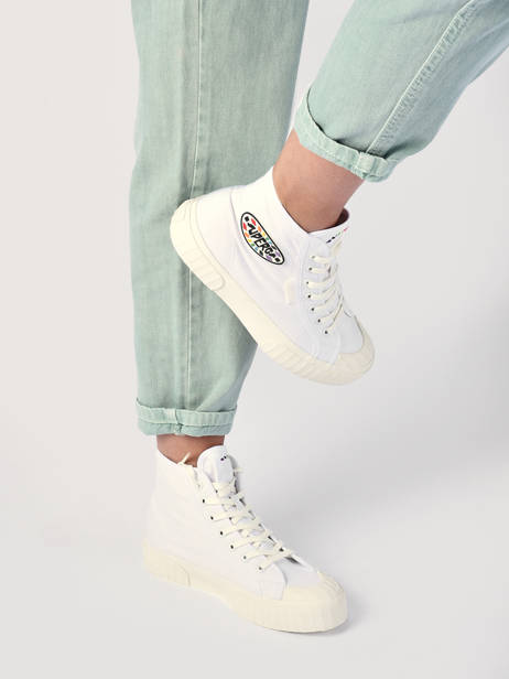Sneakers 2696 Stripe Superga White women S2115UW other view 1
