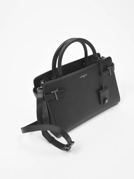 Medium Leather Emilie Handbag Le tanneur Black emily 6531-4 other view 1