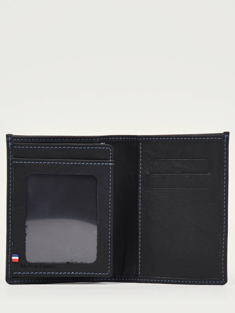 Wallet With Card Holder Leather Etrier Black paris EPAR748 other view 2