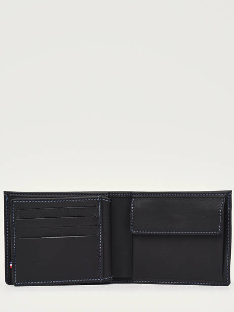 Wallet With Coin Purse Leather Etrier Black paris EPAR121 other view 1
