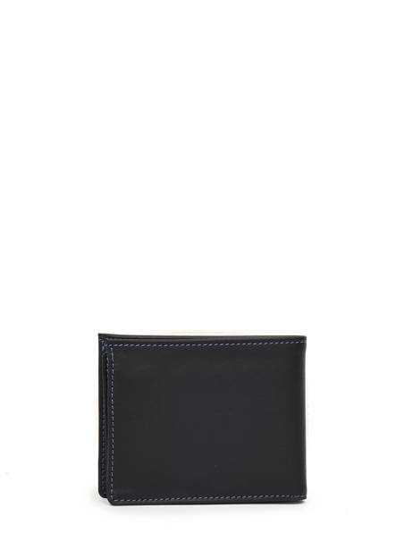 Wallet With Coin Purse Leather Etrier Black paris EPAR121 other view 3