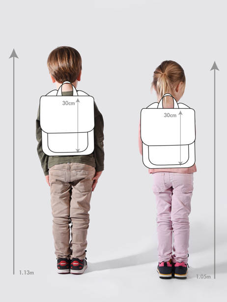Mini Backpack 1 Compartment Trixie animals 90 other view 1