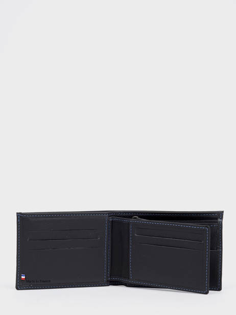 Leather Paris Wallet With Coin Purse Etrier Black paris EPAR438 other view 1