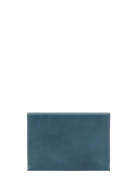 Wallet Leather Etrier Blue paris EPAR054 other view 2