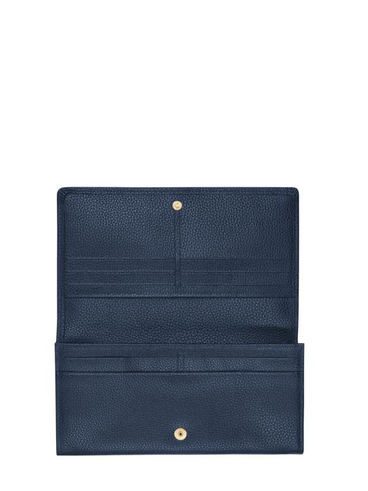 Longchamp Le foulonné Wallet Blue