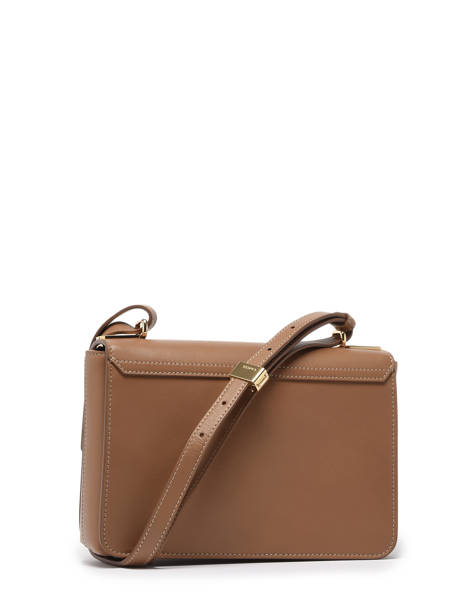 Medium Leather Roxane Shoulder Bag Lancel Brown roxane A12073 other view 4